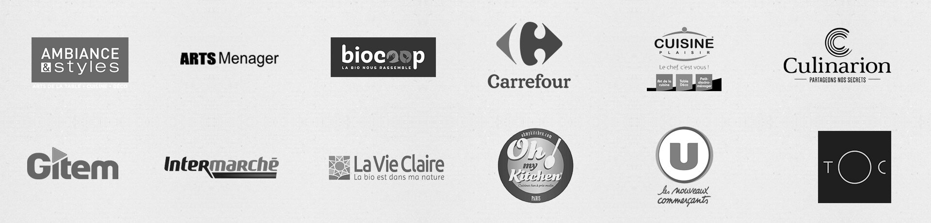 Logos références clients du site Recharge CO2